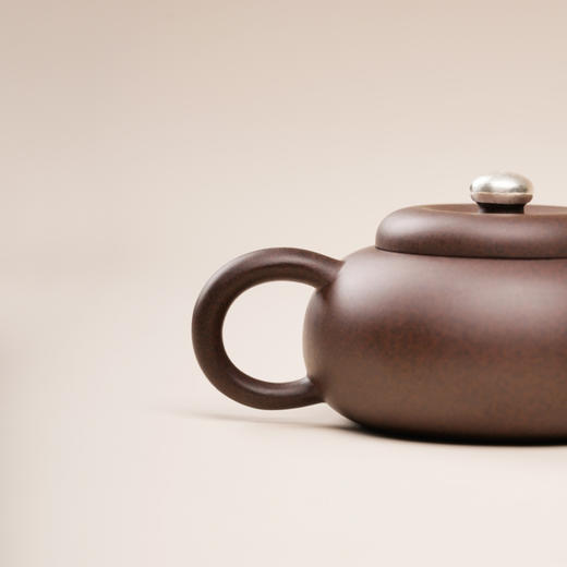 小葫芦 紫砂壶 紫泥  120ml 一条品牌 商品图5