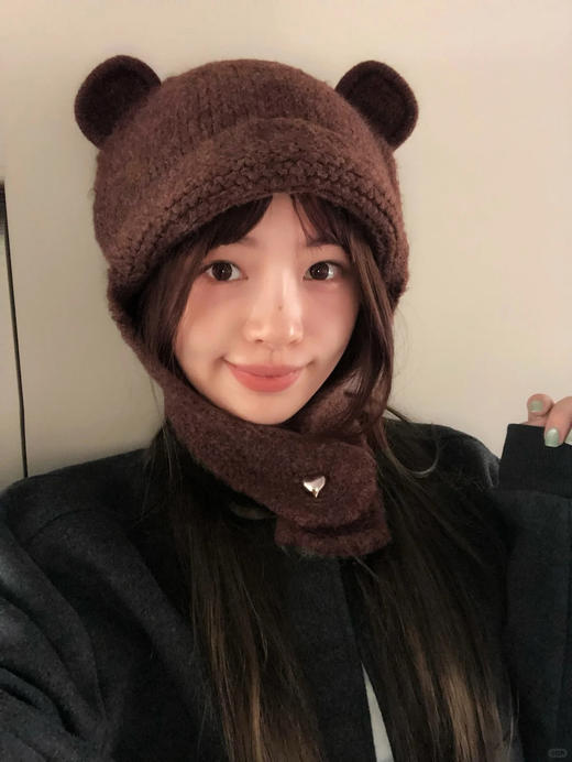 <曾小咸推荐> 小熊毛线针织帽 日常价88/件 活动价39.99！！ 商品图2