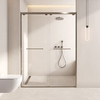 帝王洁具淋浴房一字型干湿分离隔断定制长虹玻璃推拉门卫生间SH910 商品缩略图0