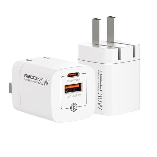 RECCI锐思RC70充电器PD30W多种快充协议充电头 商品图7