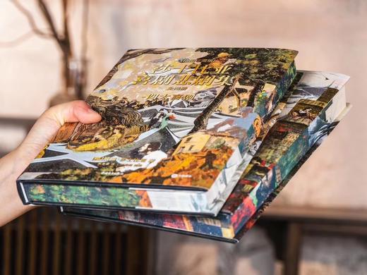 《莎士比亚喜剧悲剧集·插图珍藏版》（刷边版 全2册）一套两本，大十六开本，四色全彩印刷；赠品包含——四张精美藏书票、《哈姆雷特》英文原版别册、定制丝巾 商品图2