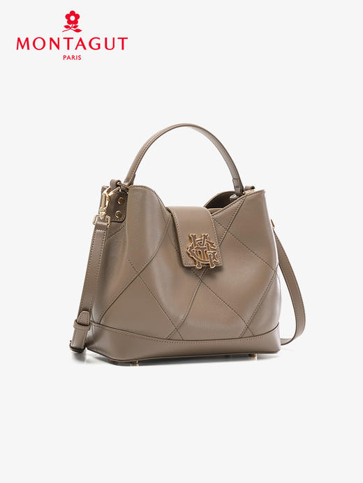 梦特娇女包新款包包羊皮小香风单肩包手提女包 商品图1