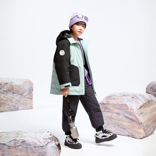 【轻薄5~15℃】男女童户外型保暖羽绒裤冬季新款安奈儿童装实体店同款AM446784 商品图5