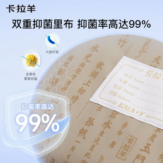 【云朵书包2.0PLUS版】卡拉羊中学生六维防下坠24L/26L云朵书包 破晓 CX5115/L 商品图5