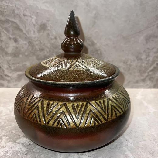 傣陶-傣醒茶罐（含盖子） 商品图1