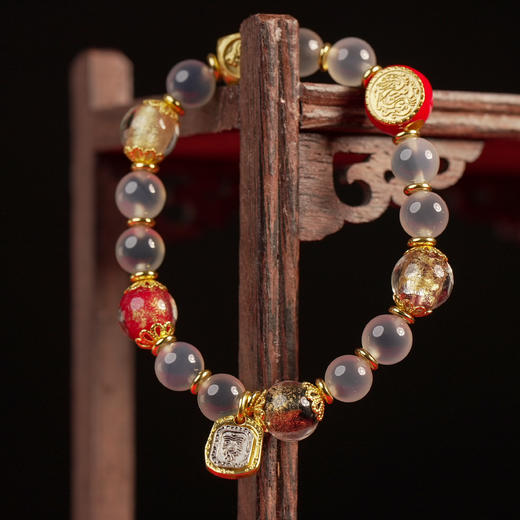【栖霞古寺官方授权】香灰琉璃手串 商品图1