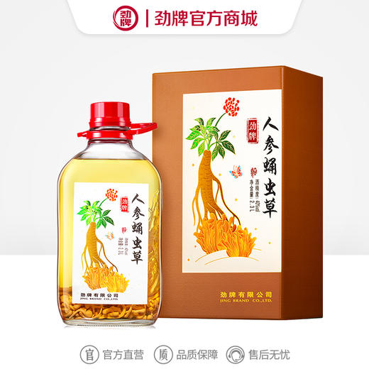 【特色浸泡】2.3L40度劲牌人参蛹虫草酒 商品图5