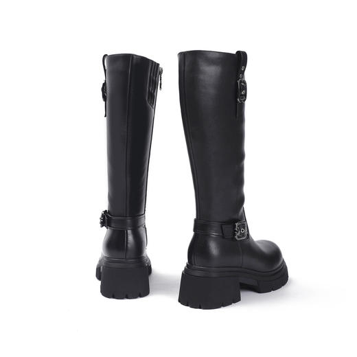 伊伴冬季骑士靴冬靴女鞋B24586109 商品图5