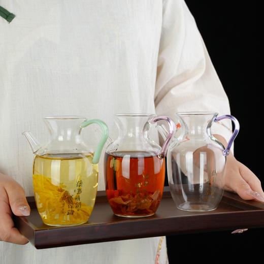 暗香疏影/如影仿宋执壶小枣执壶耐热茶具泡绿茶小青柑透明玻璃壶单壶 商品图1