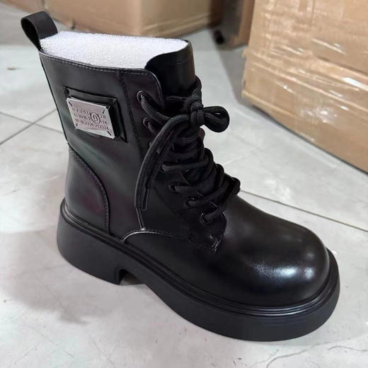 百搭圆头厚底马丁靴 秋季 000054020030 商品图0