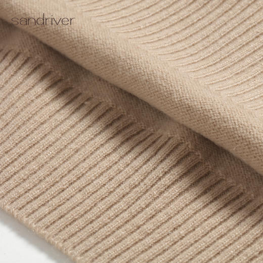 西藏羊绒“吉祥狮”刺绣双翻领女套衫SJF96W557N 商品图4