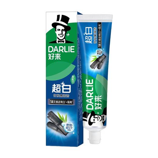 好来超白竹炭深洁牙膏 140g /支 商品图0