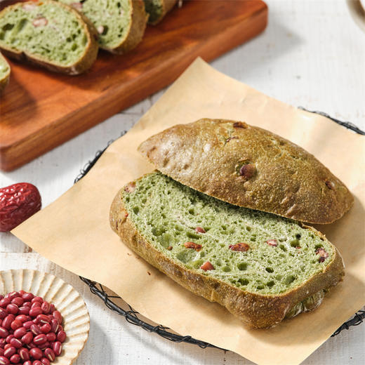 红枣蜜豆抹茶恰巴塔 Ciabatta with  Red Dates & Honey Beans 商品图5