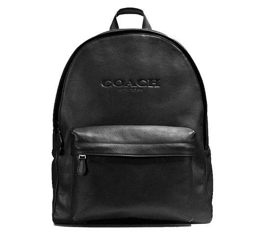 【中检鉴定】【专柜版】COACH蔻驰经典 双肩包 白蓝条纹日常出行时尚简约休闲 黑色 棕色 浮雕 中检机构发出后非质量问题不退不换 商品图13