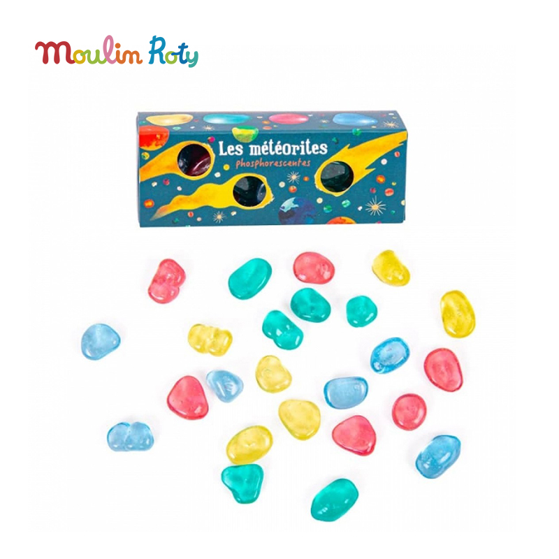 Moulin Roty 发光陨石 弹力珠/弹力球 适合3岁+ 趣味玩具 小小奇迹系列 法国品牌-711384