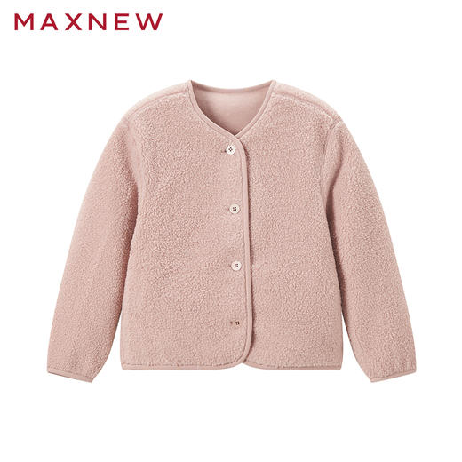 【茄克】童装仿羊羔绒无领外套1N4363102 商品图1