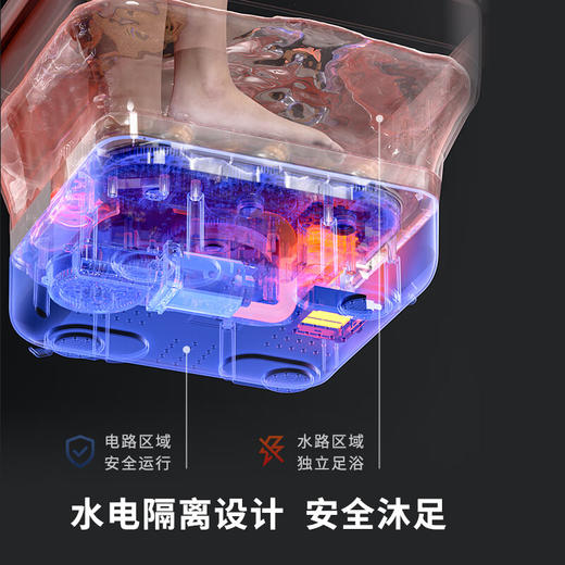 志高可折叠泡脚桶加热恒温足浴桶家用按摩桶电动泡脚桶按摩2281系列 商品图5