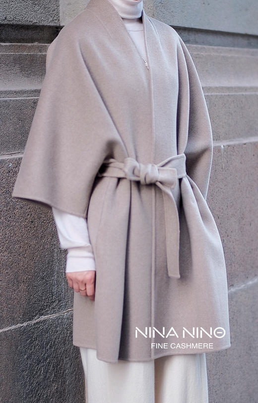 小开领手工大衣 商品图2