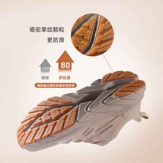 萨拉曼山野系列防水防滑厚底低帮徒步鞋SLM97109 商品图2