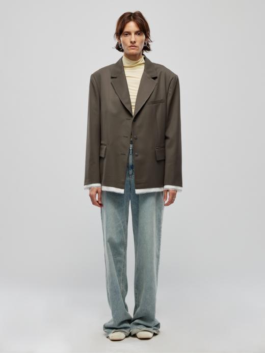 蕾丝拼边西装 商品图0