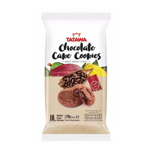 TATAWA 原味巧克力味夹心松脆曲奇饼干 120g/袋 商品图0