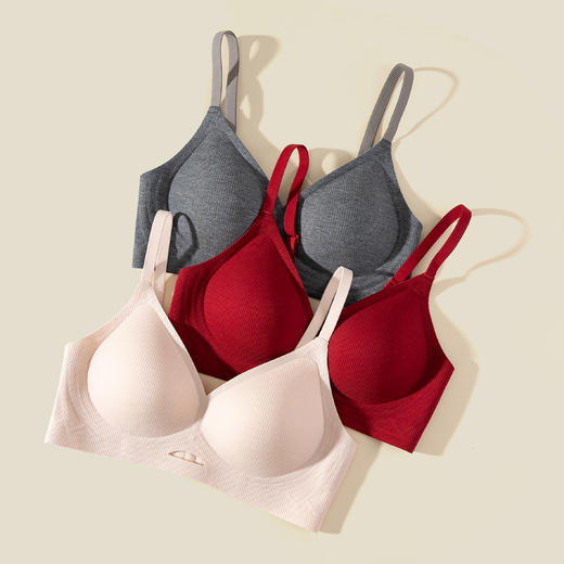 连绵· 软螺纹文胸5517（AB） 商品图0