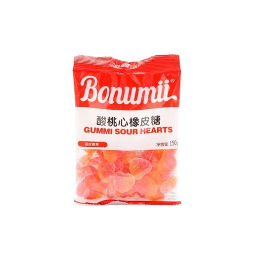 宝奴咪 酸桃心橡皮糖 150g/袋 商品图1