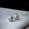 “月光”18k澳白珍珠耳钉 商品缩略图0