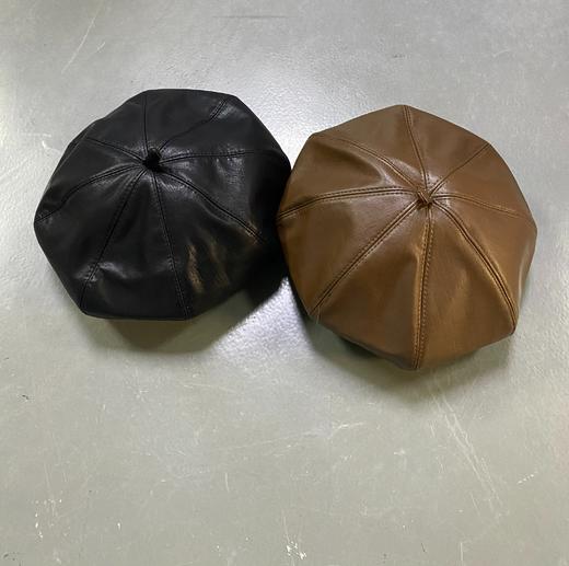 WS净色皮质贝雷帽31107 冬季 311074128278 商品图0