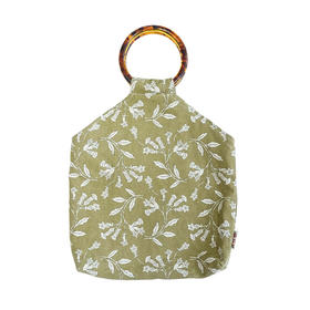 HUJI祤集Amber手提包插画花朵