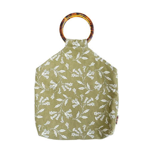 HUJI祤集Amber手提包插画花朵 商品图0