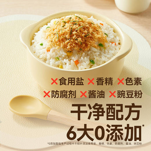 【调味】高钙/高铁/高蛋白芝麻海苔猪肉松80g,送辅食食谱 商品图3