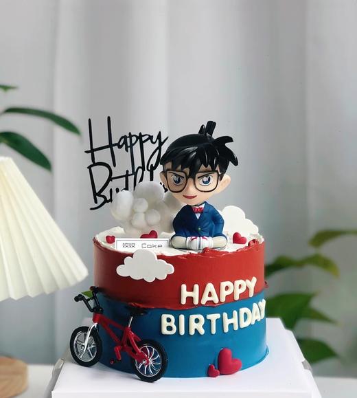 【优品系列】---【柯南】动漫生日蛋糕 商品图0