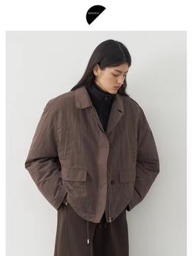 半圆/D24404504/假两件轻户外休闲摇粒绒羽绒服