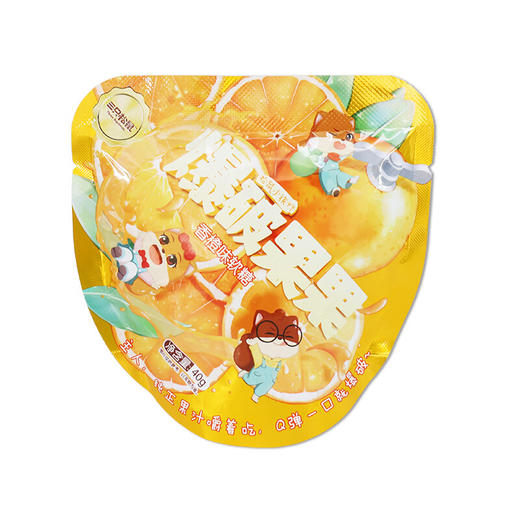 三只松鼠爆破果果软糖香橙味40g/袋 商品图0