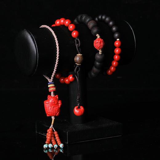 国潮朱砂纳福手串挂件 商品图0