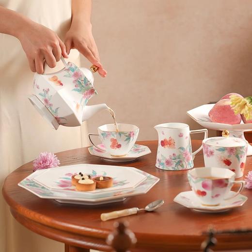 景德镇 奥唯 金玉满堂 闺蜜结婚礼物 送新人下午茶套装咖啡杯 高档精致 商品图0