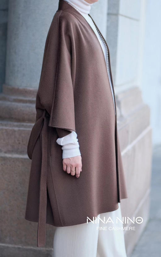 小开领手工大衣 商品图8