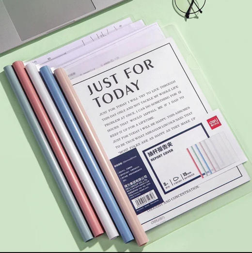 得力PP672水滴款抽杆夹 抽杆背宽15mm 10g/个（颜色随机） 商品图0