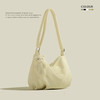 「温柔森系~五色可选」新款森系好搭单肩包 通勤高级感丝绒大容量轻便托特包潮箱包 商品缩略图3