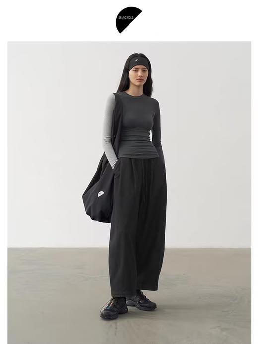 半圆/D24402440/加绒加厚休闲直筒裤子女牛仔裤 商品图1