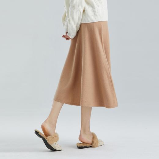 东黎 • 山羊绒女士秋冬显瘦遮肉半身裙 2140 商品图1