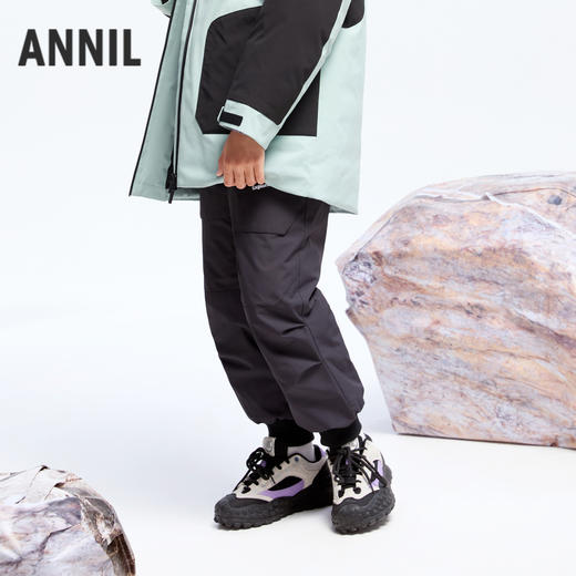 【轻薄5~15℃】男女童户外型保暖羽绒裤冬季新款安奈儿童装实体店同款AM446784 商品图2