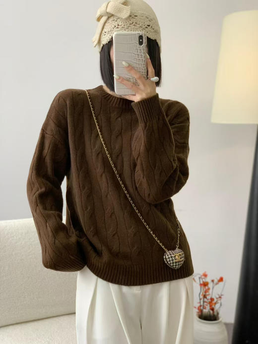 【团购】去年老款  断色了 工厂春节放假前清仓福利来啦 多色镶嵌金丝款 纯羊毛 羊毛衫 商品图1