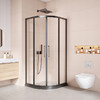 帝王洁具淋浴房干湿分离隔断家用整体洗澡间防水玻璃门弧形防爆SH918 商品缩略图0