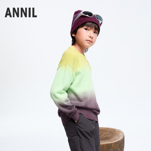 男童吊染渐变毛衣冬季新款安奈儿童装实体店同款AB444608 商品图1