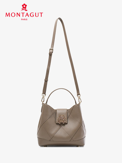 梦特娇女包新款包包羊皮小香风单肩包手提女包 商品图5