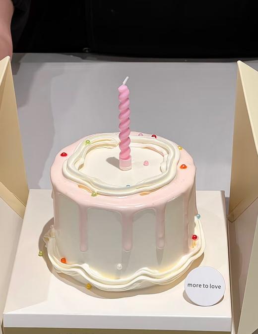 【优品系列】---【淡粉色淋面蜡烛】 商品图0