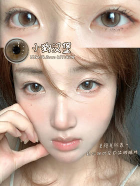 yeelens 月抛美瞳 小狗汉堡 直径14.2mm着色13.5mm