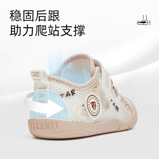 泰兰尼斯童鞋春季新款步前鞋男宝宝婴儿鞋女童防滑软底新生宝宝鞋  T24B5A5732 商品图2